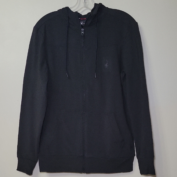 Spyder Other - Spyder Active Full Zip Men's Hooded Jacket NWT Size‎ Small